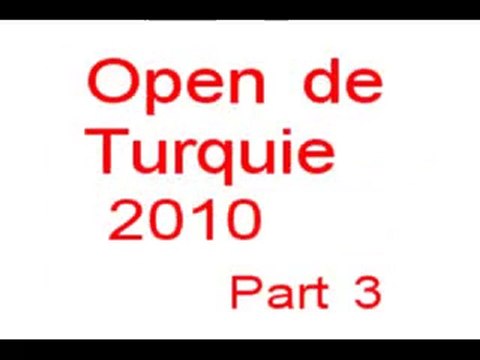 3 Ladies European Tour Open de Turquie Mai 2010