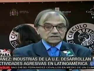 Ibáñez: industrias de la UE desarrollan actividades agresi