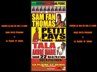 Samedi 22 Mai , Concert Live Camerounais (Hommage à Tchana