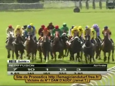 Vidéo Quinté a Maisons-Laffitte 17 mai 2010 PRIX D'ALSACE