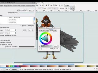 Tuto inkscape : choisir la couleur de fond