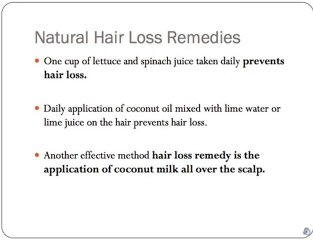 Natural Hair Loss Remedies