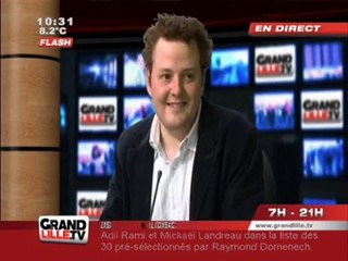 Tanguy Prouvost sur Grand Lille TV