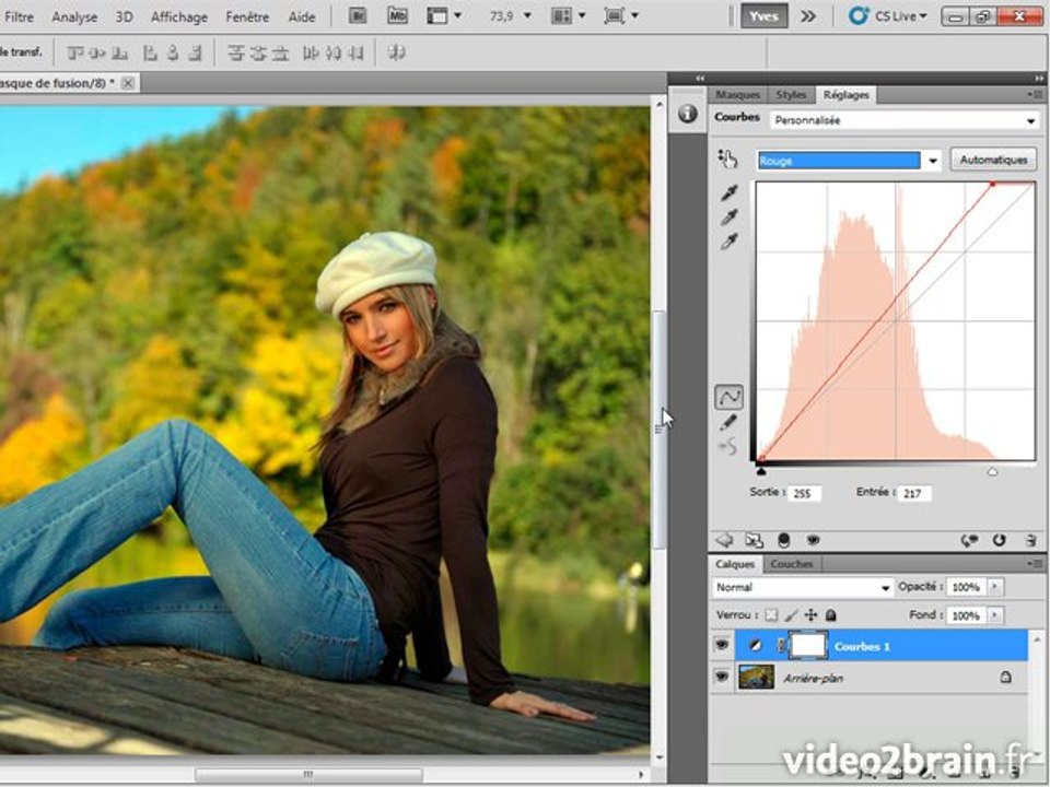 Photoshop CS5 : Corriger une image avec les courbes