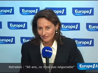 Retraite: Ségolène Royal sur Europe1 pour une réforme juste