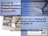 Best Temecula Carpet Cleaning Services FREE Hiring Guide