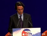 Aznar: 'Los días del régimen están contados'
