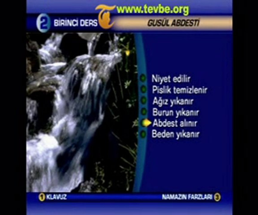 Abdest Gusül ve Teyemmüm www.tevbe.org