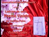 Violetta Petre la lansarea volumului ei de autor