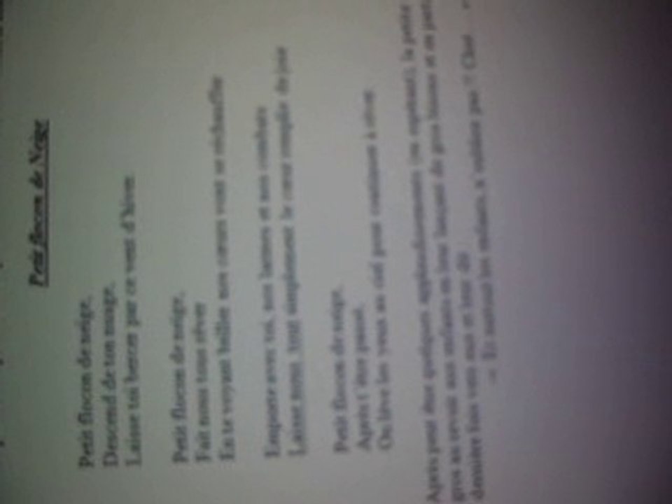 petit flocon de neige