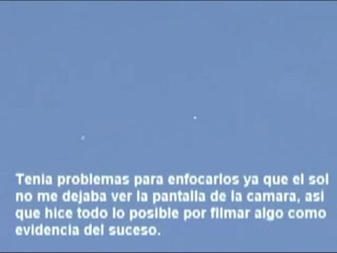 Daytime UFOs Orbs over Acapulco, Mexico - 31 January 2010