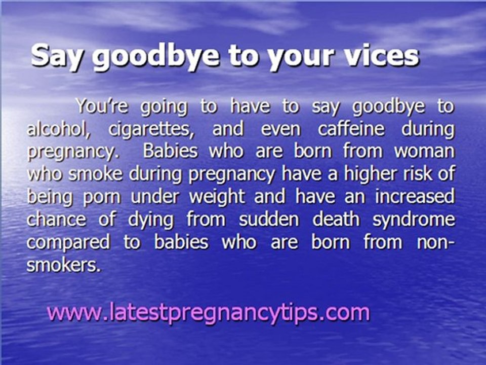 pre pregnancy tips
