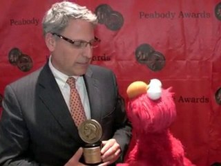 Gary Knell & Elmo of Sesame Workshop at 69th Peabodys