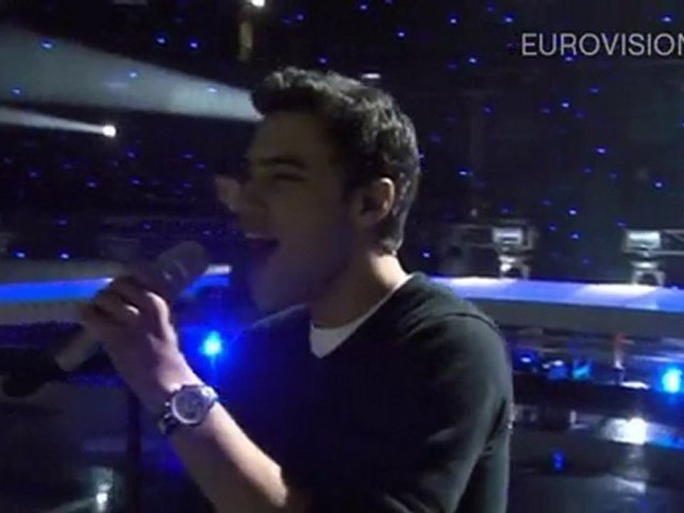 2010 E.S.C. Harel Skaat'ın ilk prova (gösterimi)