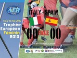 ITALY-SPAIN FINALE RUGBY FÉMININ