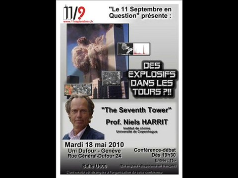 Interview de Niels Harrit sur Couleur3 23 mai 2010