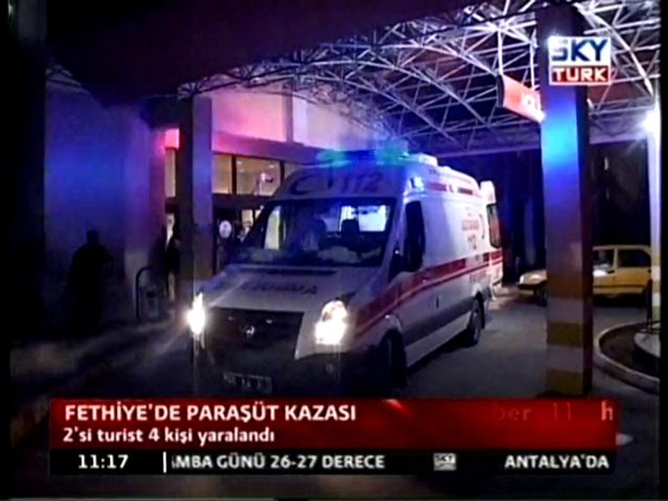 Fethiye'de Paraşut Kazası