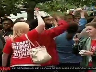 Protestan inmigrantes en EE.UU., el gobierno no responde