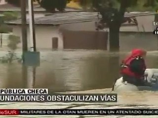 Inundaciones en países de Europa del este