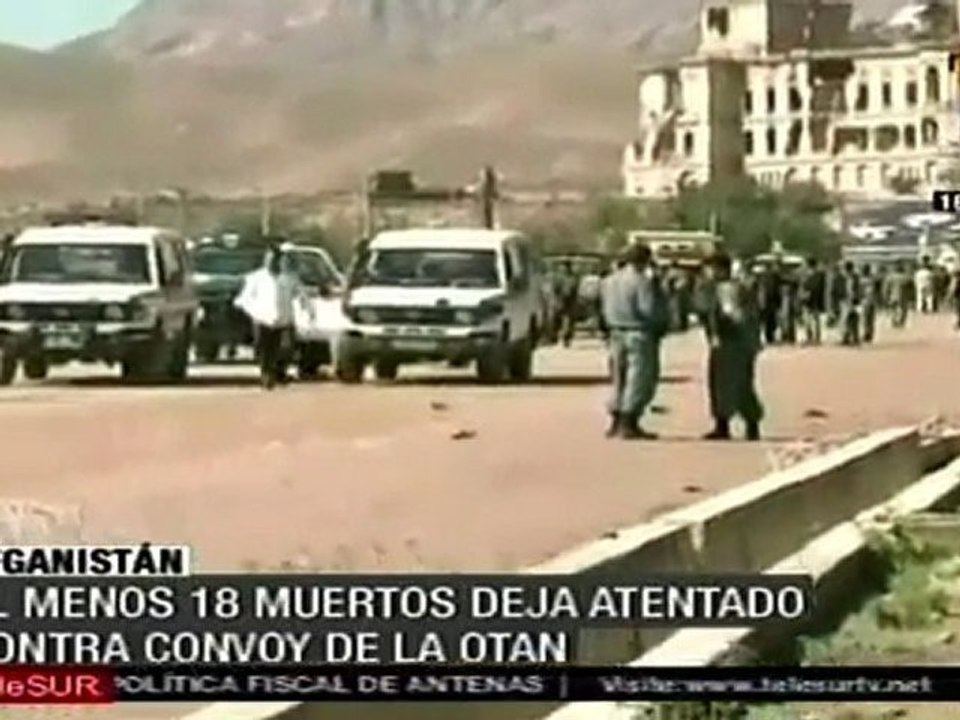 Ataque talibán a tropas de la OTAN en Afganistán, 18 muert