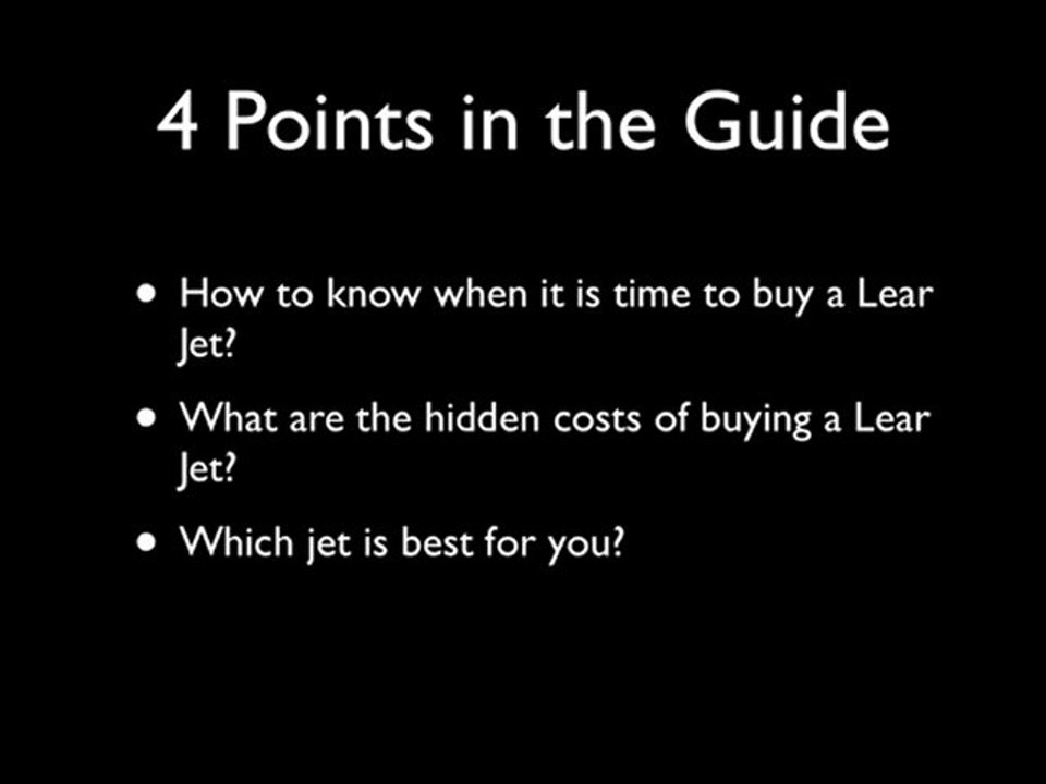 Buy Your Lear Jet Now, Lear Jets for Sale