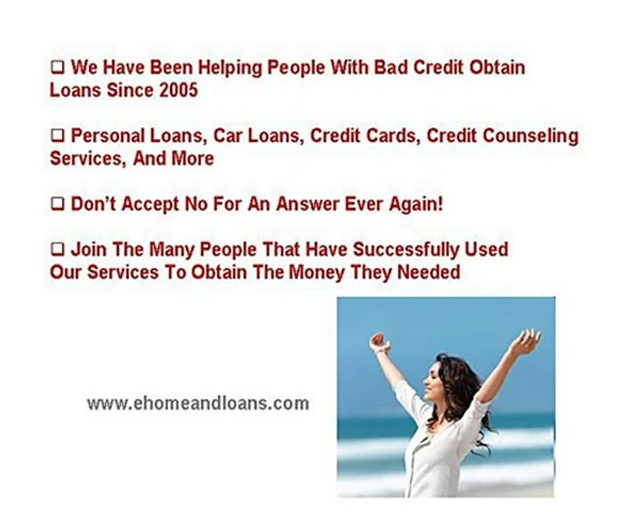 borrow money with bad credit