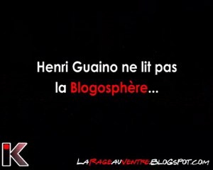 Henri Guaino ne lit pas la blogosphère...