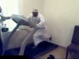 Funny Guy On His Treadmill