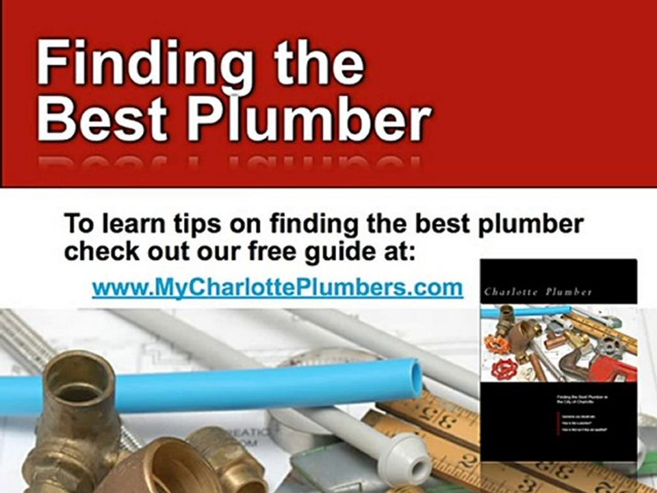 Charlotte Plumbers Buyers Guide