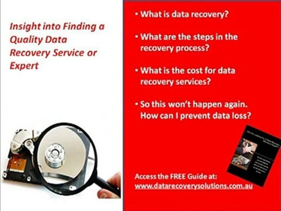Hard Drive File Data Disk Recovery Solutions Sydney