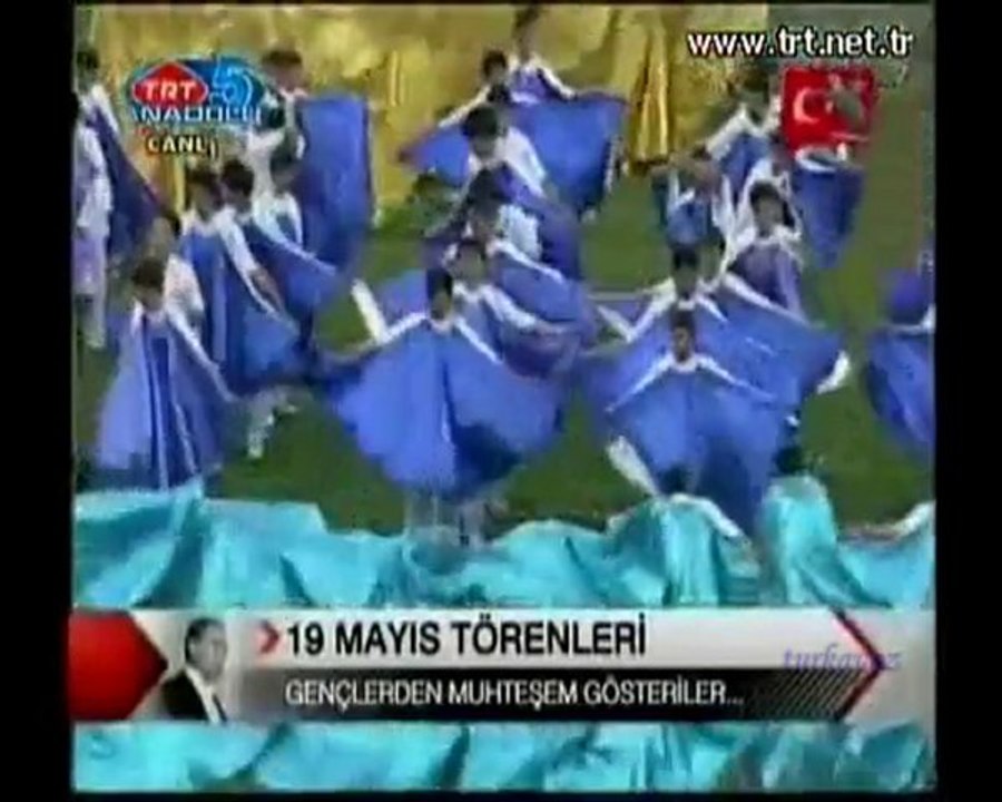 19 Mayıs Kalp Bandırma Güvercin gösterisi TRT 2010