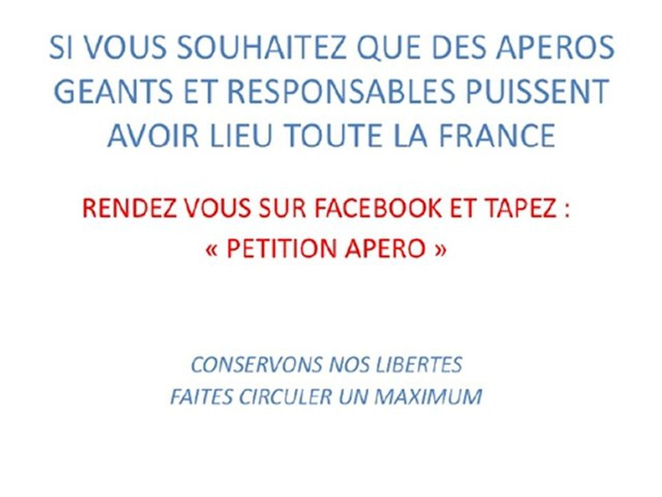 petition aperos geants