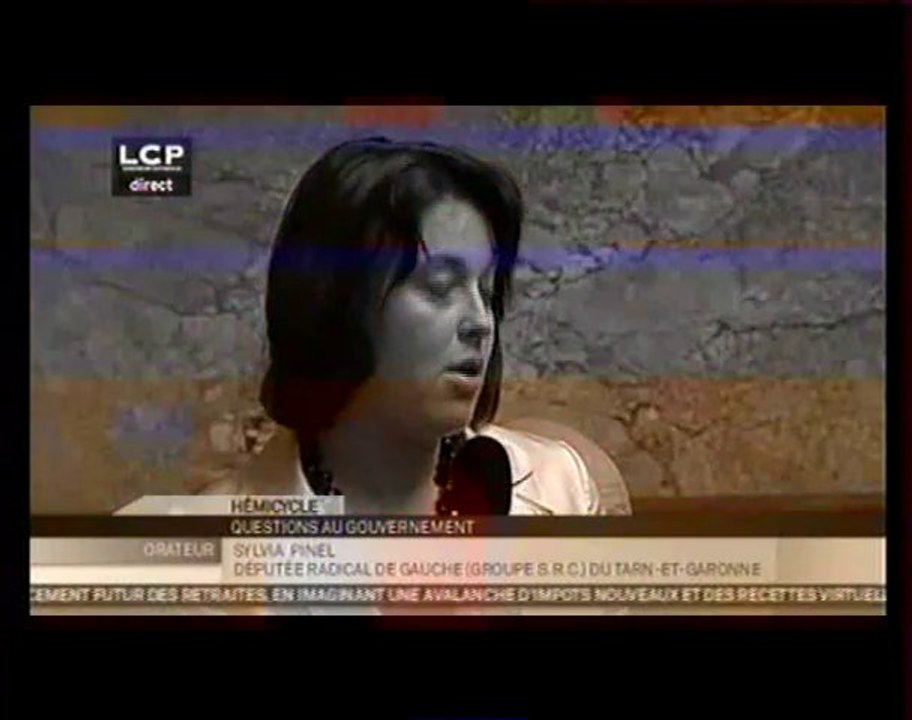Sylvia Pinel interroge le gouvernement sur la crise agricole