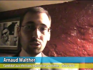 Arnaud Walther, candidat aux législatives - Isère, 4e