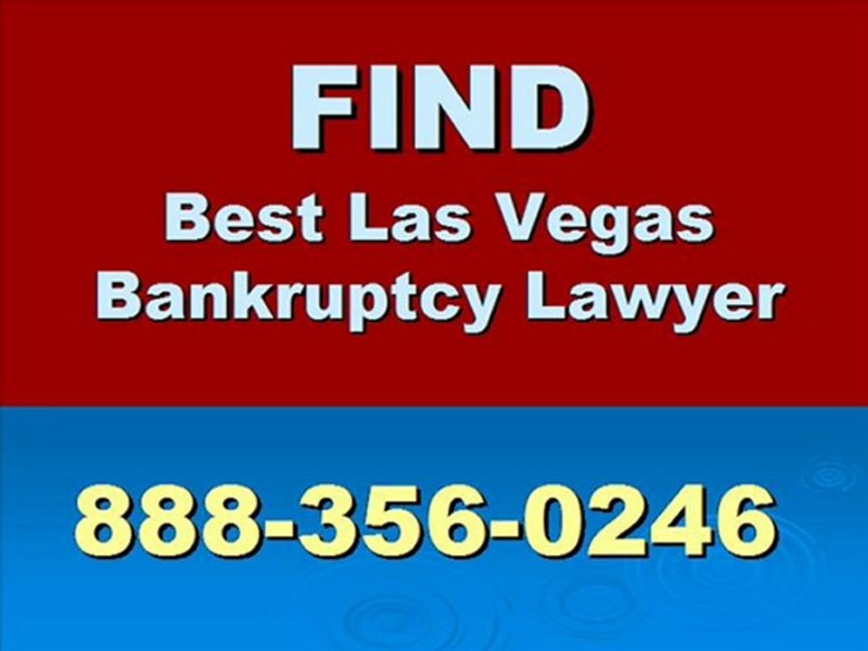 Las Vegas Bankruptcy Lawyer in Henderson - Las Vegas NV