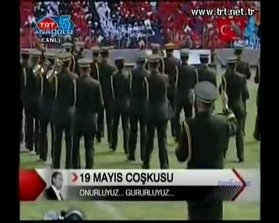 19 Mayıs Jandarma bandosu gösterisi TRT 2010