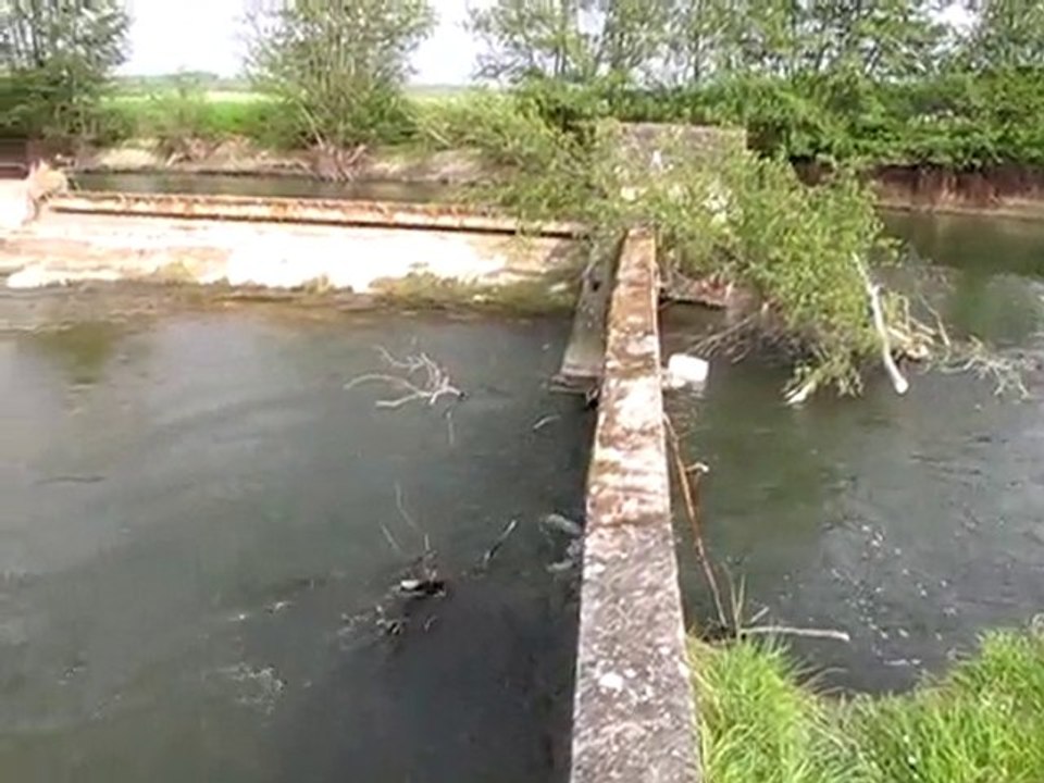 Barrage fuite Huisne La Ferté-Bernard