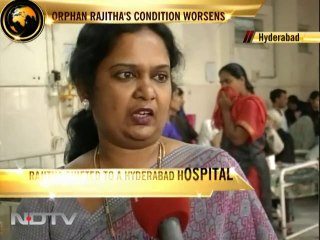 Orphan Rajitha's condition worsens