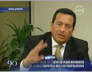 Fallas en construcción en  Corredor Sur del Metropolitano