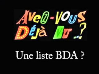 Avez vous deja vu - Une liste BDA (BEM Bordeaux)