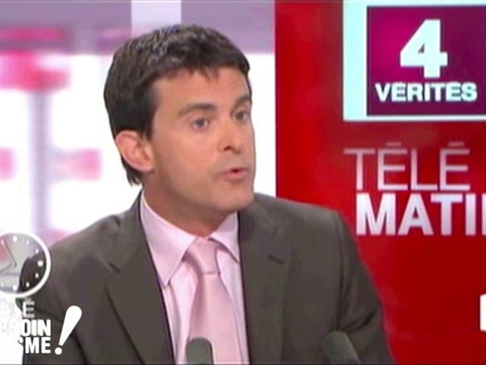 Manuel Valls invité de France 2 dans "les 4 vérités"
