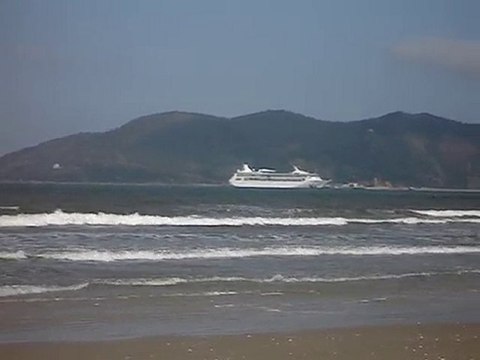 Rhapsody of the seas docked at Chan May port-Vietnam