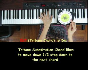 Jazzy Half Step Tritone Chord Progression