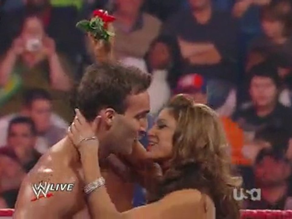 Eve and Chris Masters ring segment