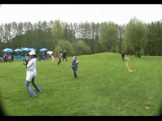 Atelier cerf volant à l'occasion des Montgolfiades 2010