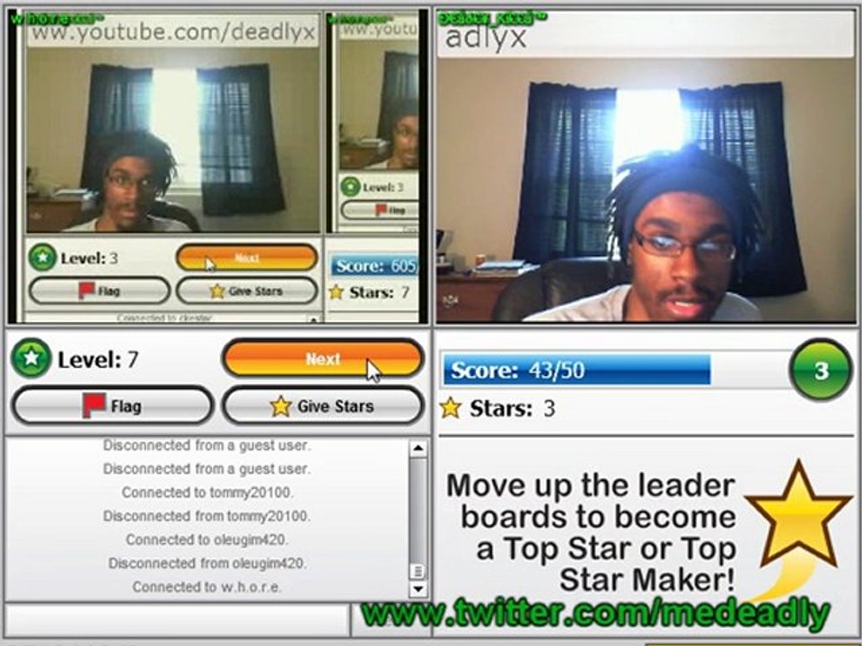 Stickam Shuffle Roast Video (star jacking edition)