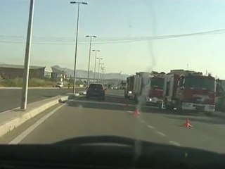 Servicios de emergencias en acción