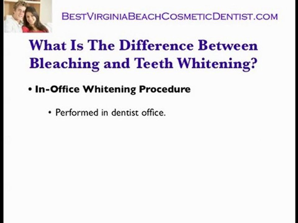 Virginia Beach Teeth Whitening, Teeth Bleaching, Veneers an