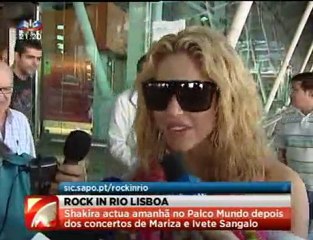 Shakira já chegou a Portugal para o concerto no Rock in Rio