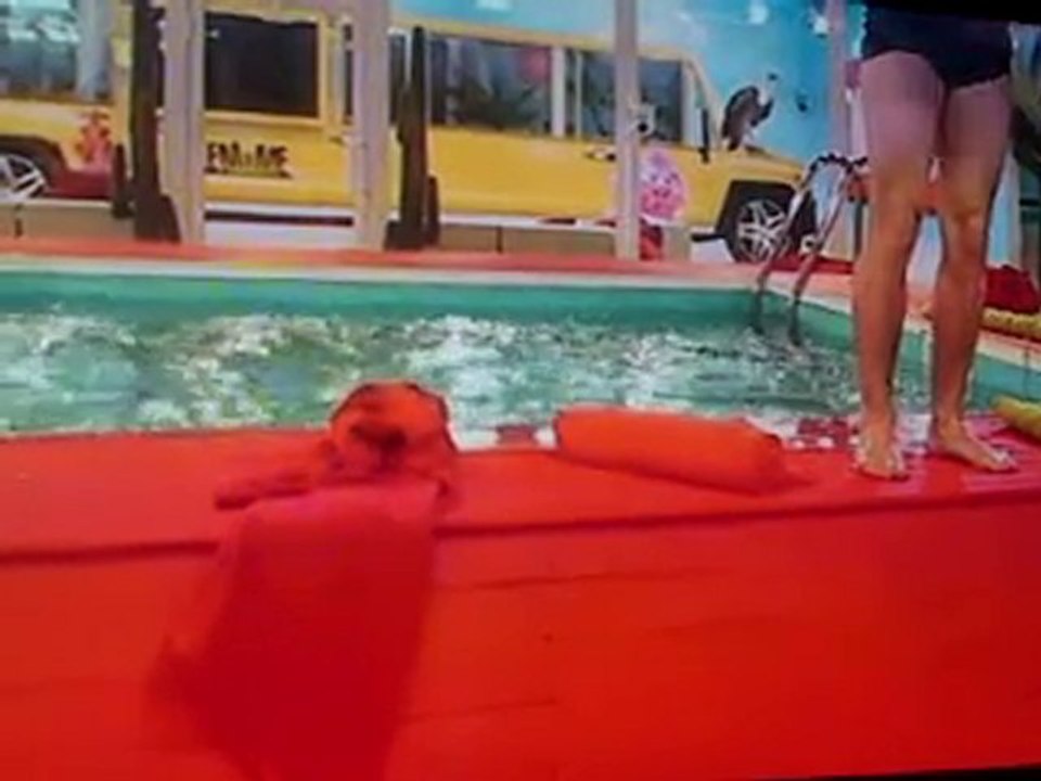 Dilemme : Kevin dans la piscine : première baignade
